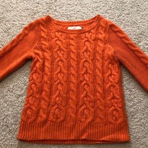 XS orange sweater from LOFT